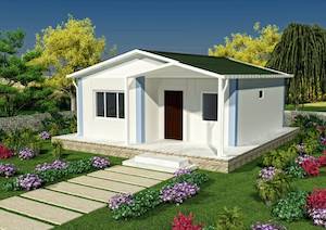 53m² Tek Katlı Prefabrik Ev